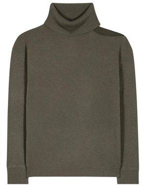 Luisa Cerano Kaschmir-mix cut-out pullover - Grün