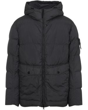 Stone Island Down Jackets - Noir