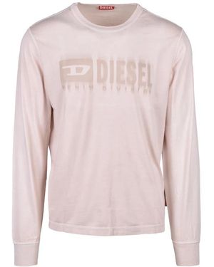 DIESEL Sweatshirts - Pink