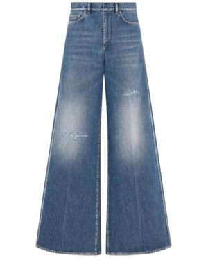 Dior Jeans ,Blauw ,Katoen Flared Jeans
