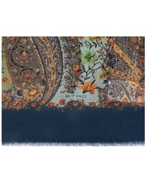 Etro Winter Scarves - Bleu
