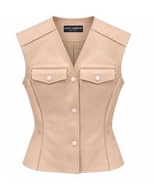 Dolce & Gabbana Vests - Neutro