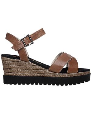 Espadrilles Schoenen ,Bruin ,Aardestijl Schoenen