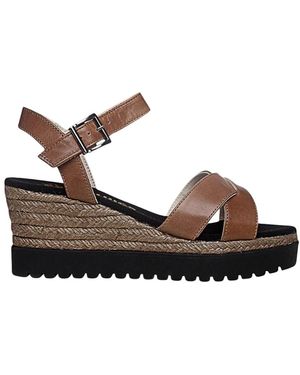 Espadrilles Wedges - Marron