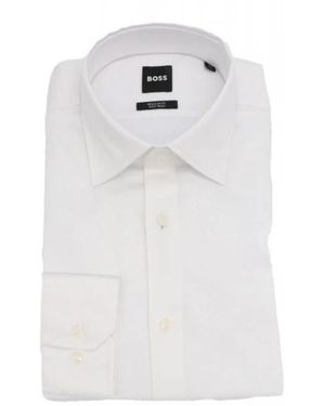 BOSS Formal Shirts - White