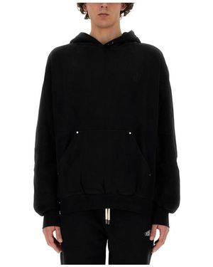 MOUTY Hoodies & Sweatvesten ,Zwart ,Katoen Hoodies