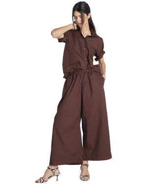 Sofie D'Hoore Pantalone Con Coulisse - Bruin