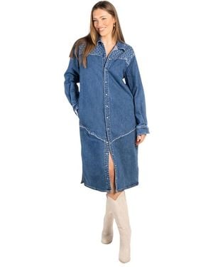 Hèst Shirt Dresses - Blue