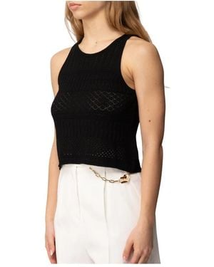 Akep Sleeveless Tops - Nero