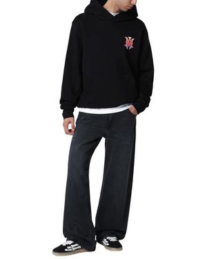 Amiri Hoodies & Sweatvesten ,Zwart ,Katoen Ma Hoodie