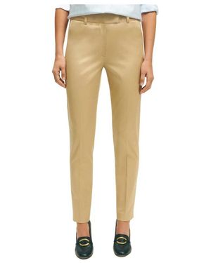 Brooks Brothers Slim-Fit Trousers - Natural
