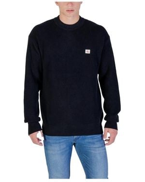 Calvin Klein Round-Neck Knitwear - Azul