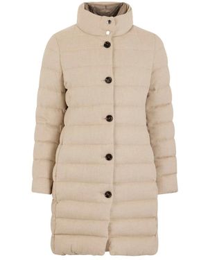 Moorer Down Coats - Neutro