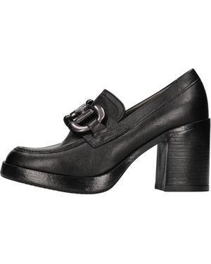 Mjus Schoenen ,Zwart ,Leer Leren Loafers