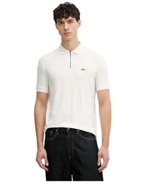 ARMANI EXCHANGE Tops ,Zip Polo - Wit
