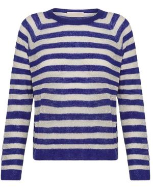 Momoní Round-Neck Knitwear - Blu