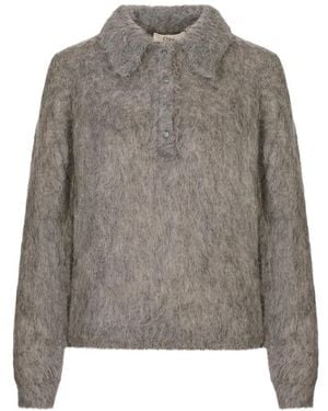 Chloé Round-Neck Knitwear - Gris
