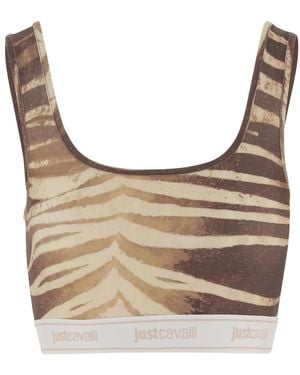 Just Cavalli Sleeveless Tops - Grey