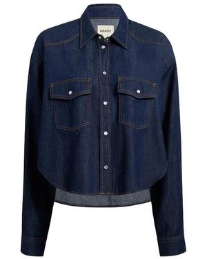 KHAITE Denim Shirts - Azul
