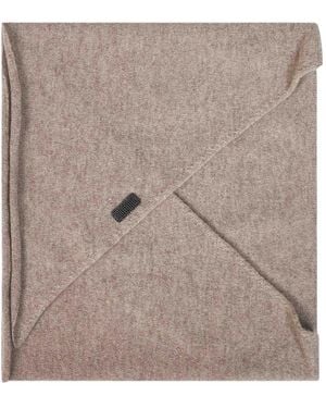 Brunello Cucinelli Dreieckiger Schal - Braun