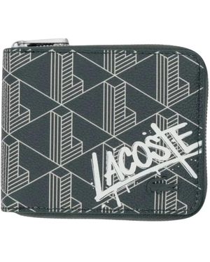 Lacoste Nh5315Bg Rfid Portemonnee Met Rits - Groen