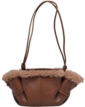 Hereu Schultertasche - Braun