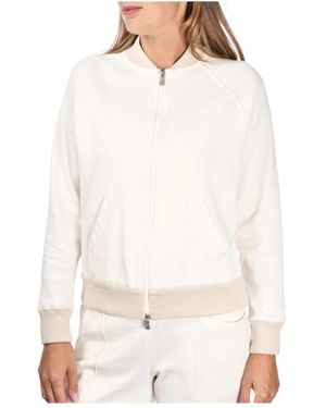 Gran Sasso 006 Bomber Zip - Weiß