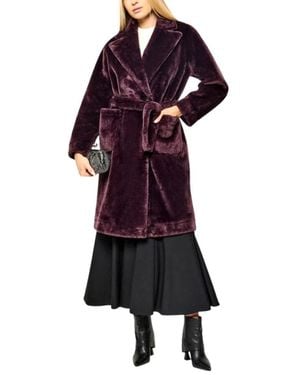 Marella Belted Coats - Violet