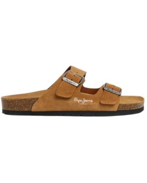 Pepe Jeans Sliders - Marrone