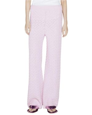 Isa Boulder Wide Trousers - Viola
