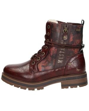 Mustang Veterschoenen Hoog - Bruin
