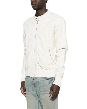 Giorgio Brato Leather Jackets - White