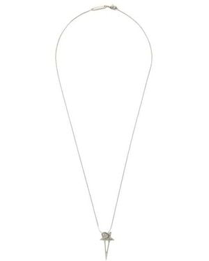 Rick Owens Pentagram Charm Palladio Halskette - Mettallic