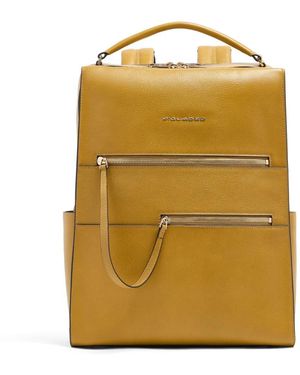 Piquadro Patricia Laptop Rucksack - Mettallic