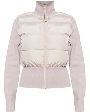 Canada Goose Hybridge Wide Quilt Knit Jacke - Weiß