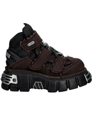 New Rock Sneakers - Negro