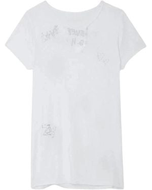 Zadig & Voltaire Rohal Jacquard Kleid - Weiß