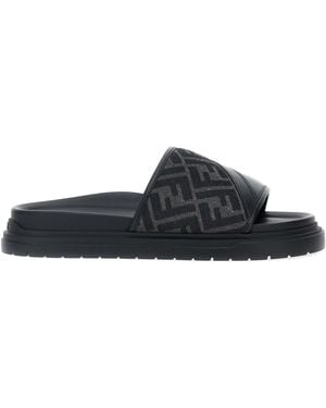 Fendi Sliders - Black