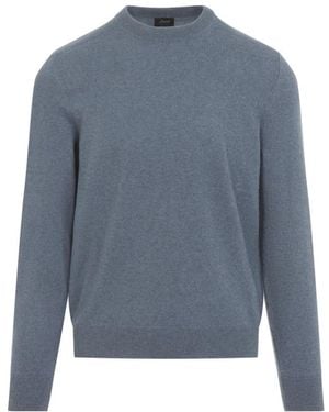 Brioni Crewneck Sweater - Blauw