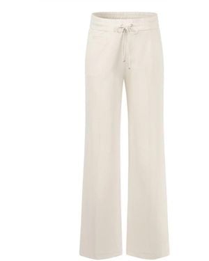Seductive Wide Trousers - White