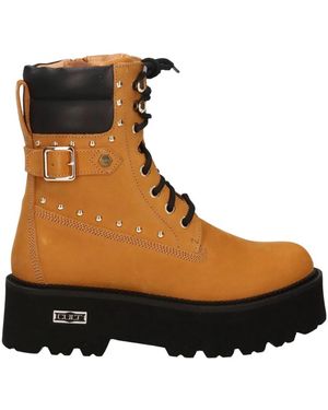 Cult Lace-Up Boots - Marron