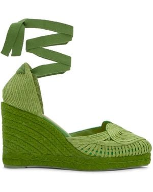Castañer Wedges - Verde
