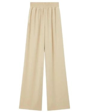 JOSEPH Wide Trousers - Natural