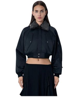 Yohji Yamamoto Bomber Jackets - Blue