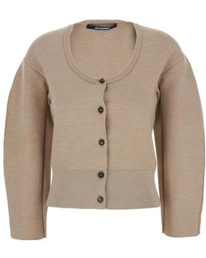 Jacquemus Doppio Cardigan - Braun