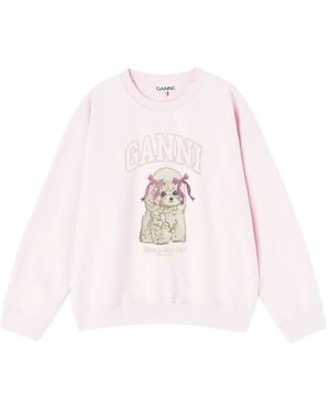Ganni Sweatshirts - Roze