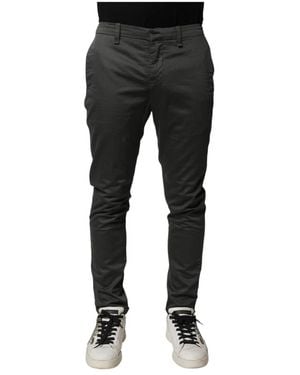 Dondup Slim-Fit Trousers - Black