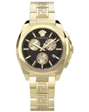 Versace Chrono lady oro acciaio inox orologio - Metallizzato