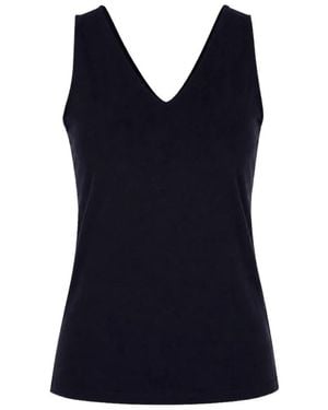 Maliparmi Mouwloze Tops - Blauw
