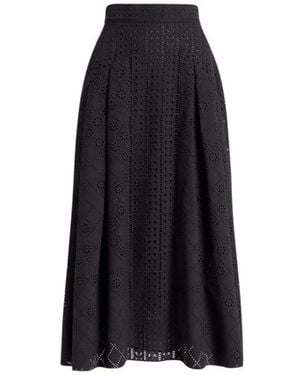 Alberta Ferretti Midi Skirts - Black